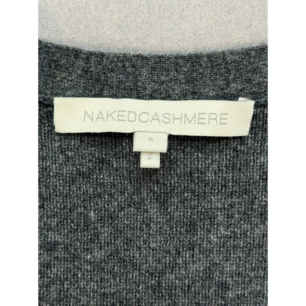 Naked Cashmere Women Sweater Vest Gray Size Small 100% Cashmere - Picture 8 of 11